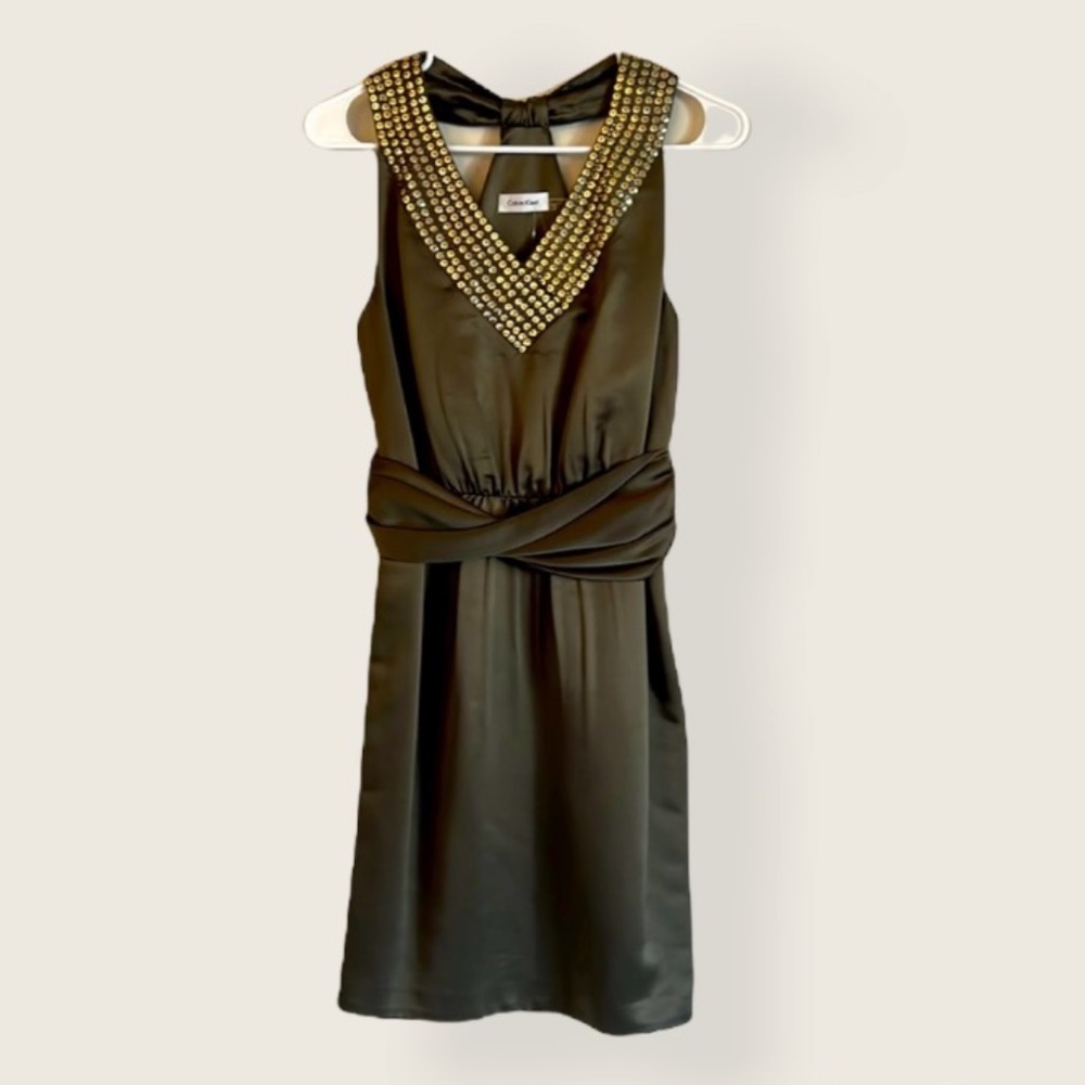 Calvin Klein satin dress